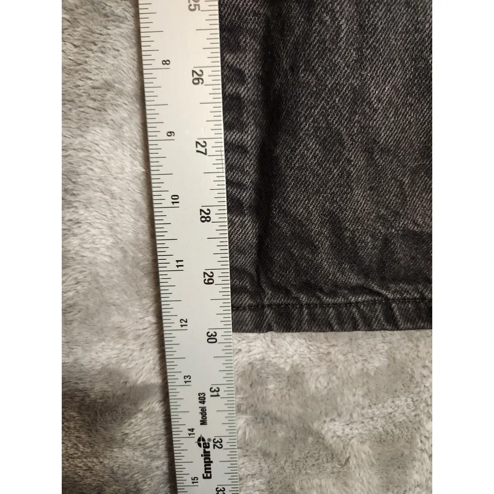 BoohooMan Jeans Mens 32X30 (Tag 32) Officialman Limited Edition Black Button Fly
